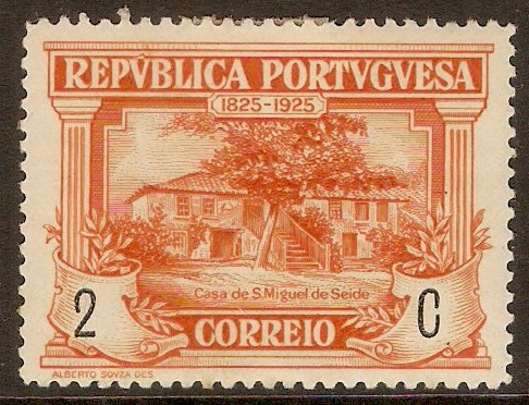 Portugal 1925 2c Branco Commemoration series. SG631.