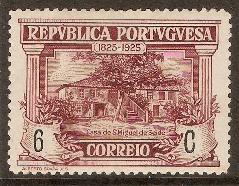 Portugal 1925 6c Branco Commemoration series. SG635.