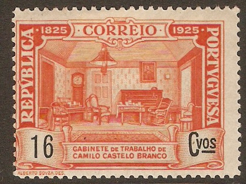 Portugal 1925 16c Branco Commemoration series. SG639.