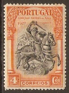 Portugal 1927 4c Orange. SG728.