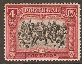 Portugal 1928 4c Lake Independence Series. SG782