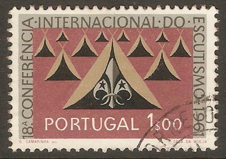 Portugal 1962 1Ec Scout Conference series. SG1205. - Click Image to Close
