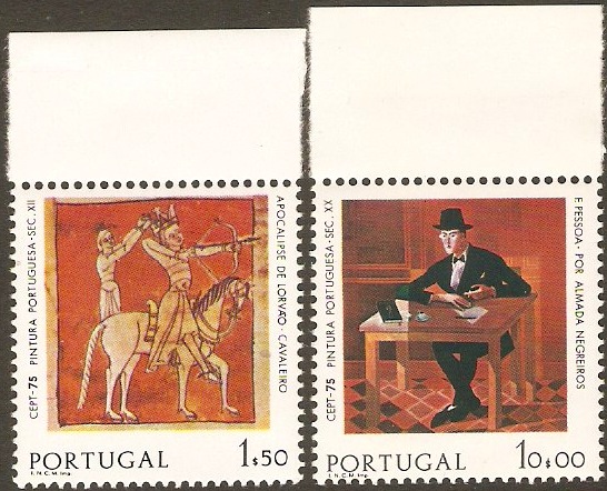 Portugal 1975 Europa Stamps Set. SG1570-SG1571.