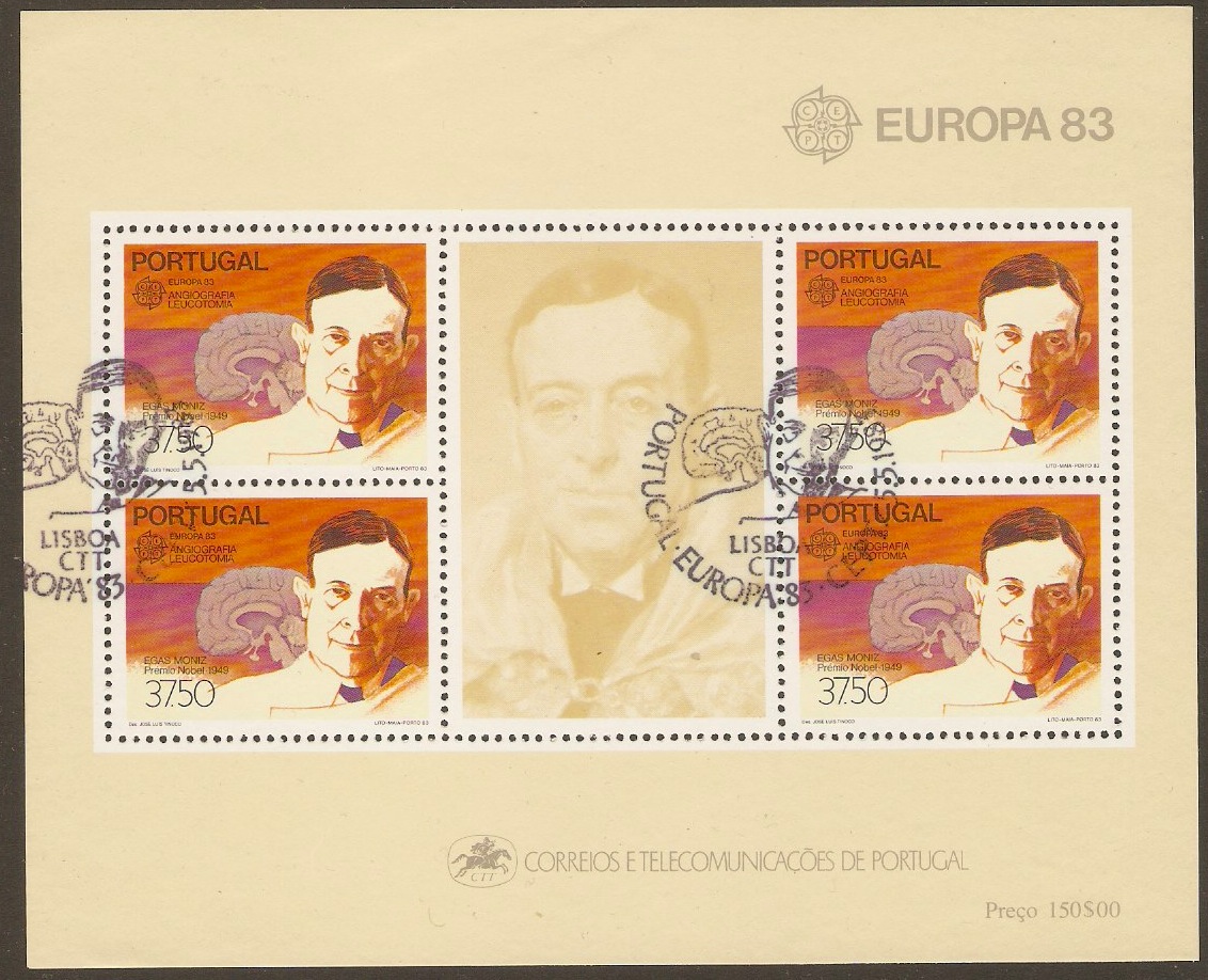 Portugal 1983 Europa Stamp Sheet. SGMS1924.