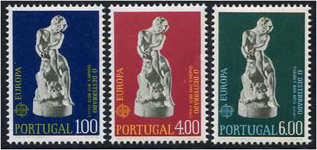 Portugal 1974 Europa Stamp Set. SG1527-SG1529.