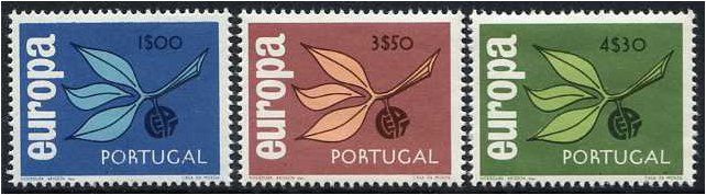 Portugal 1965 Europa Stamp Set. SG1276-SG1278.