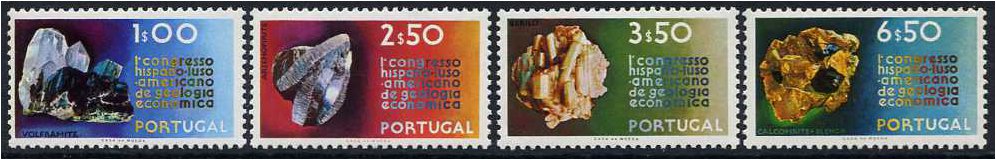 Portugal 1971 Geology Congress Set. SG1425-SG1428.