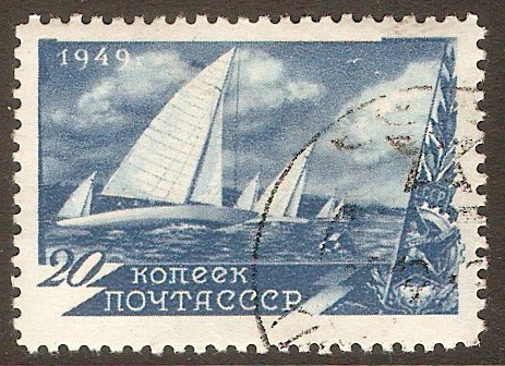 Russia 1949 20k Blue - National Sports series. SG1497.