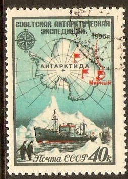 Russia 1956 40k Antarctic Expedition. SG2026.
