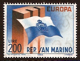 San Marino 1963 Europa Stamp. SG731.