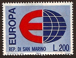 San Marino 1964 Europa Stamp. SG767.