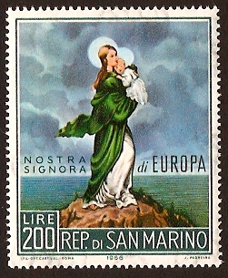 San Marino 1966 Europa Stamp. SG814.