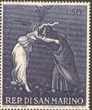 San Marino 1968 50l Christmas Series. SG853.