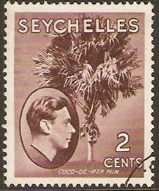 Seychelles 1938 2c purple-brown. SG135.