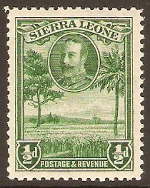 Sierra Leone 1932 d Green. SG155.