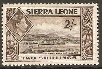 Sierra Leone 1938 2s Black and sepia. SG197.