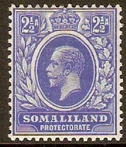 Somaliland Protectorate 1912 2a Bright blue. SG63. - Click Image to Close