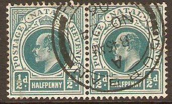 Natal 1904 d Blue-green. SG146.