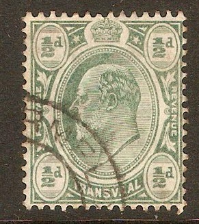 Transvaal 1905 d Yellow-green. SG273.