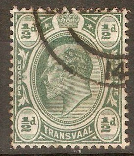 Transvaal 1905 d Deep green. SG273a.
