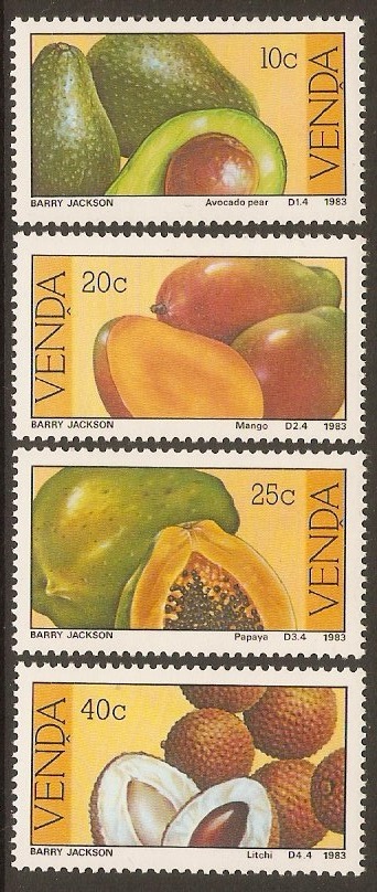 Venda 1983 Subtropical Fruit Set. SG83-SG86.
