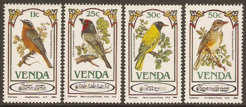 Venda 1985 Songbirds Set. SG103-SG106.