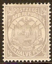 Transvaal 1885 d Grey. SG175.