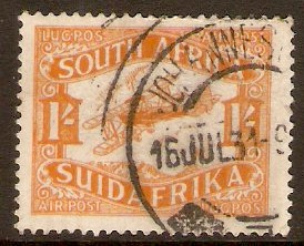 South Africa 1929 1s Orange. SG41.