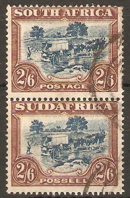 South Africa 1930 2s.6d Green and brown. SG49.