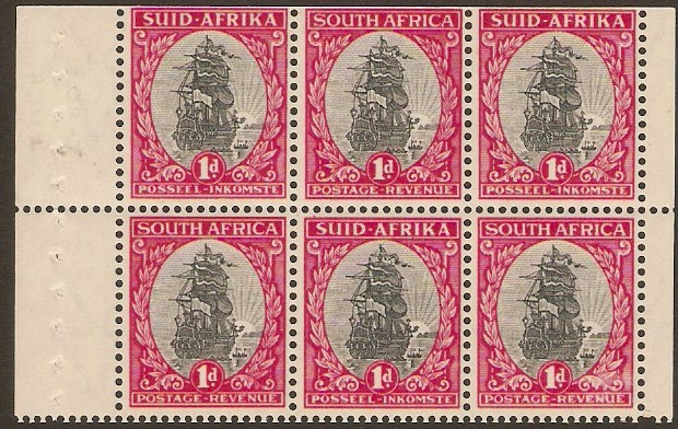 South Africa 1933 1d Grey and carmine. SG56f.