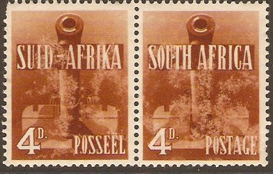South Africa 1941 4d Orange-brown. SG92.