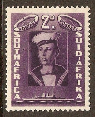 South Africa 1941 2d Violet. SG95.
