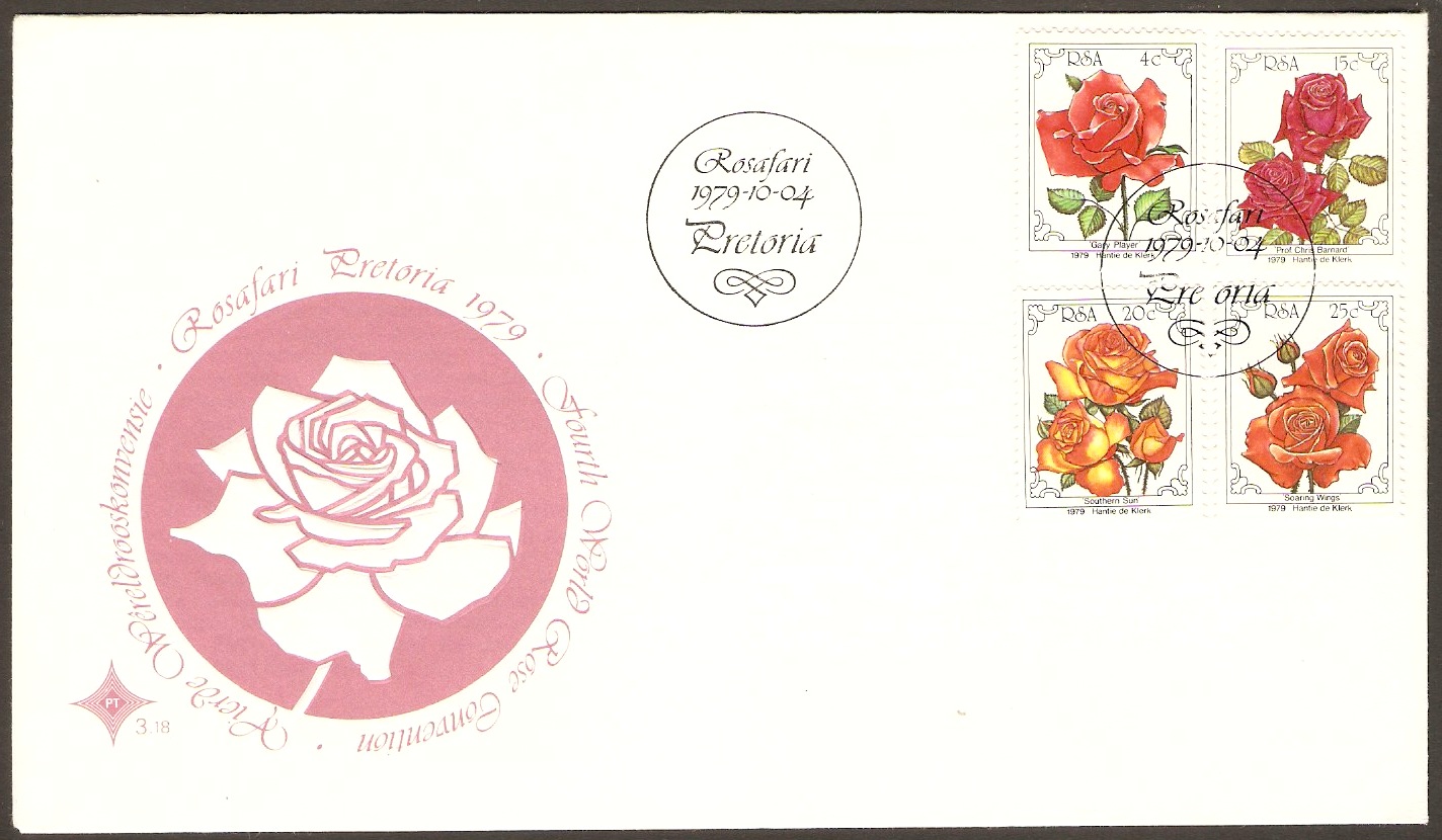 South Africa 1979 Rose Convention Souvenir Cover.