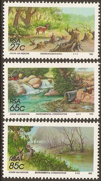 South Africa 1992 Conservation Set. SG742-SG744.