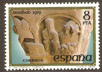 Spain 1979 8p Christmas Series Stamp. SG2598.