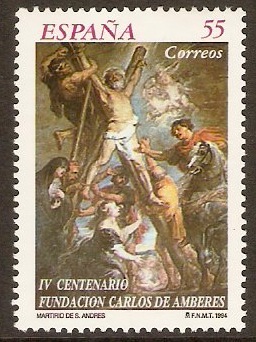 Spain 1994 55p De Amberes Foundation Stamp. SG3275.