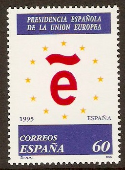 Spain 1995 60p European Presidency Stamp. SG3349.