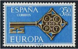 Spain 1968 Europa Stamp. SG1926.