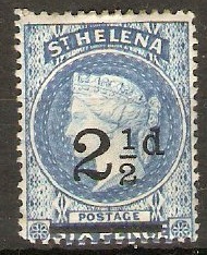St Helena 1884 2d Ultramarine. SG40.