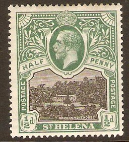St Helena 1912 d Black and green. SG72.