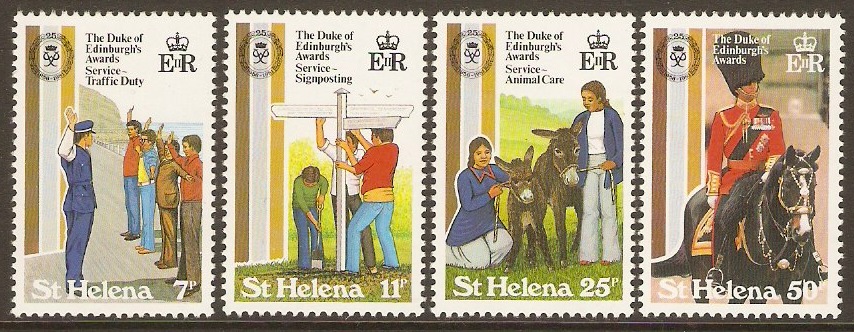 St. Helena 1981 Duke of Edinburgh Award Set. SG385-SG388.