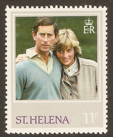 St Helena 1982 11p Princess of Wales series. SG388.