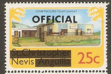Nevis 1980 25c Official Stamps series. SGO2.