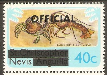 Nevis 1980 40c Official Stamps series. SGO4.