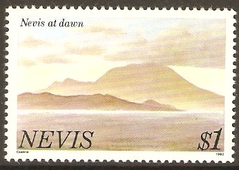Nevis 1981 $1 Views Series Stamp. SG68A.