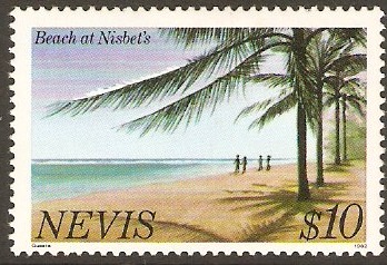 Nevis 1981 $10 Views Series Stamp. SG71A.
