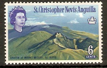 St. Kitts-Nevis 1963 6c Cultural Series Stamp. SG135.
