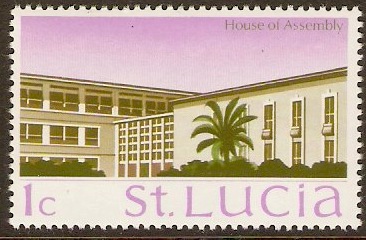 St Lucia 1970 1c Views Series. SG276.