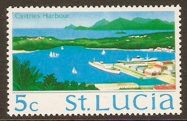 St Lucia 1970 5c Views Series. SG279.