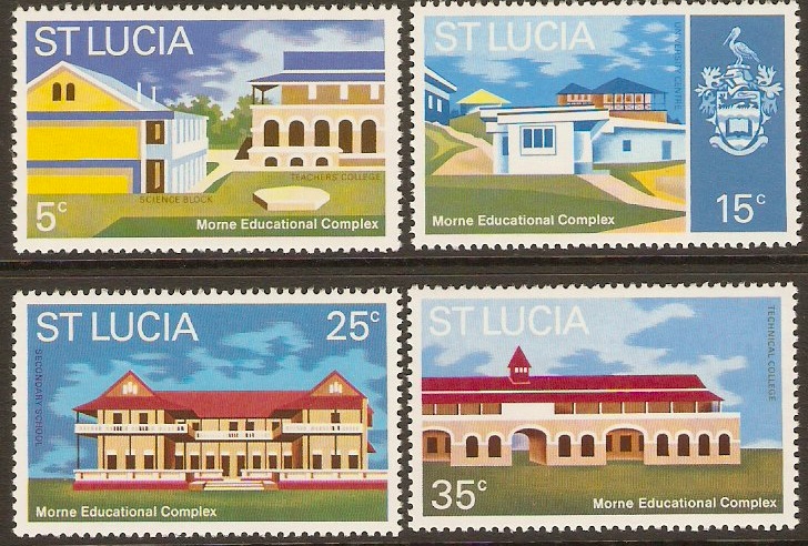 St Lucia 1972 Eductional Complex Set. SG331-SG334.